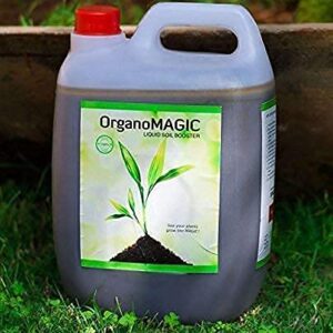 organomagic liquid soil booster | with micro & macro nutrients | npk | immunity & growth booster for all plants| organic liquid fertilizer for all indoor and outdoor garden| 5 ltr