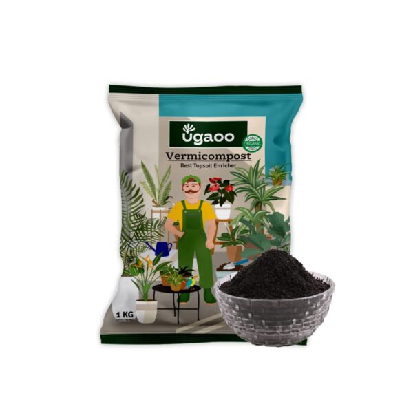 ugaoo vermicompost for plants 5 kg organic fertilizer & manure